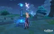 Pay respects to this statue (Image via HoYoverse)